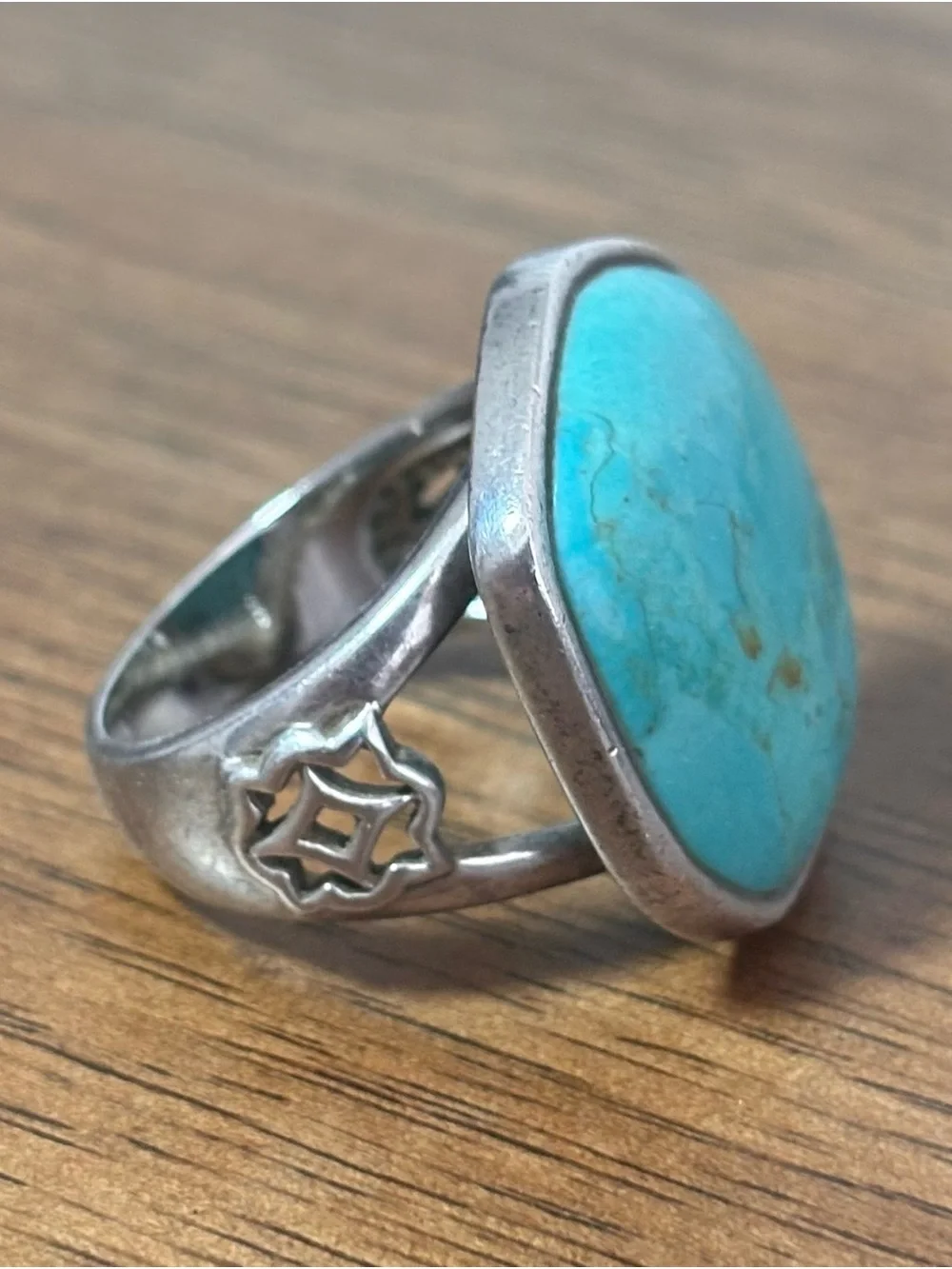 Studio Barse Turquoise Statement Ring – Sterling Silver (925) Southwestern Boho